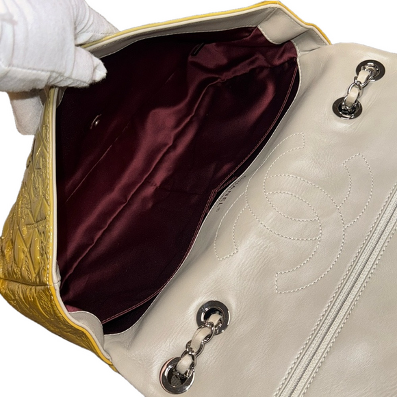 Chanel Patent Chain Yellow Flap Bag - Picture 8 of 10